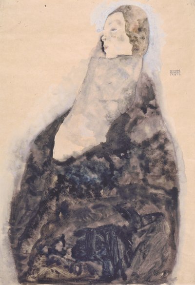 Sleeping by Egon Schiele